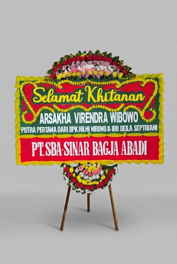 Karangan Bunga Selamat Khitanan