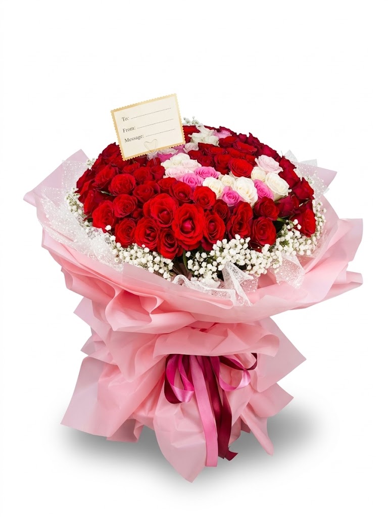 Buket Bunga Segar Cantik