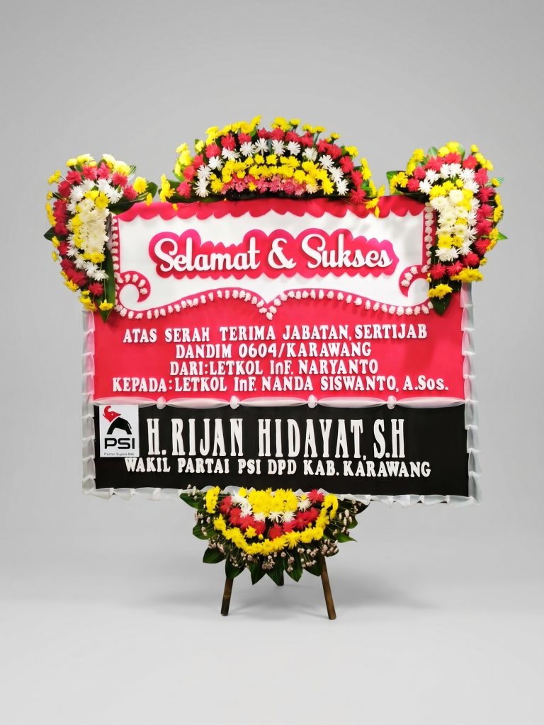 Karangan Bunga Ucapan Selamat