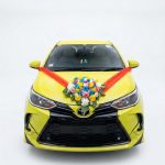 Dekorasi Mobil Bunga Warna-warni
