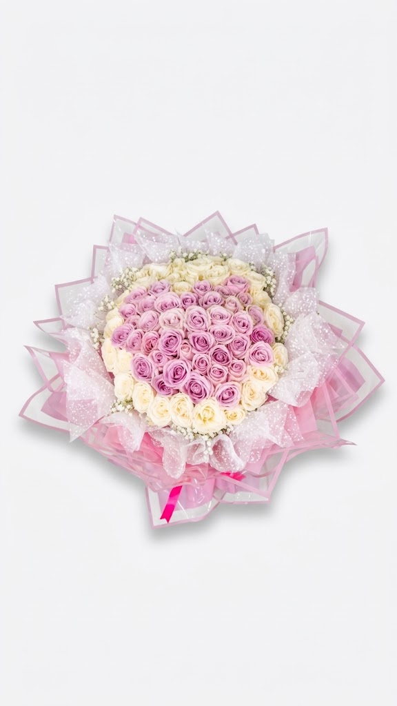 Buket Bunga Segar Cantik Eksklusif